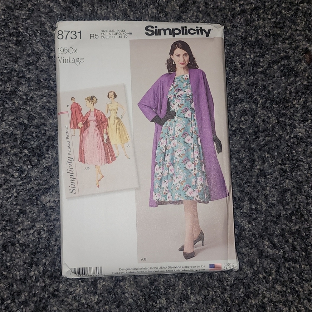 Simplicity 8731 uncut